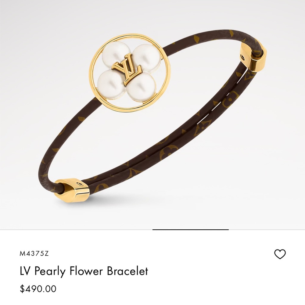 Louis Vuitton Black and Gold Bracelet - Picture 9 of 12